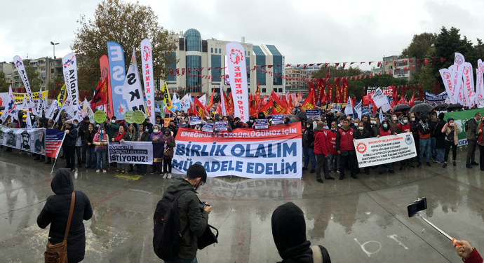 İşçi Emekçi Birliği’nden işçileri birleştiren miting