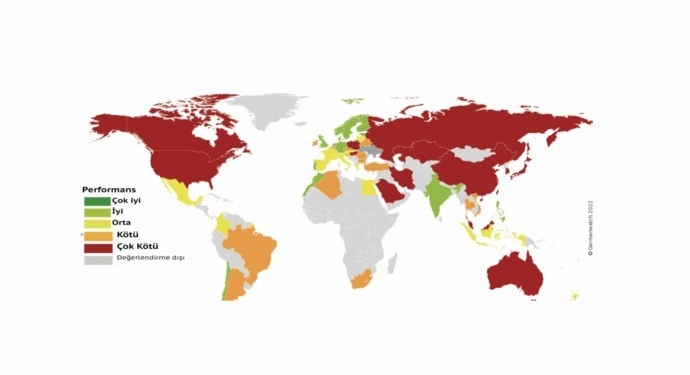 İklim Değişikliği Endeksi: Türkiye 47’nci sıraya geriledi