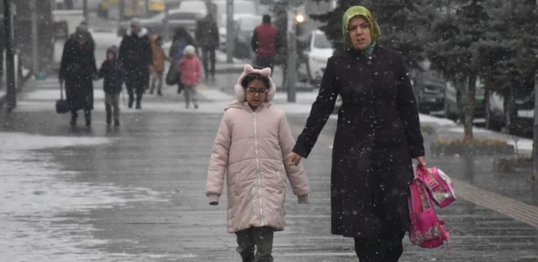 Ardahan ve Kars’ta kar yağışı