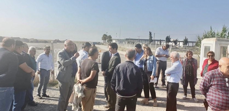 Hatay, Erzin’de polipropilen tesisi için bilirkişi keşfi yapıldı