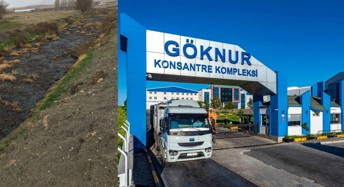 Fabrika atıkları 30 yıldır dereye akıyor