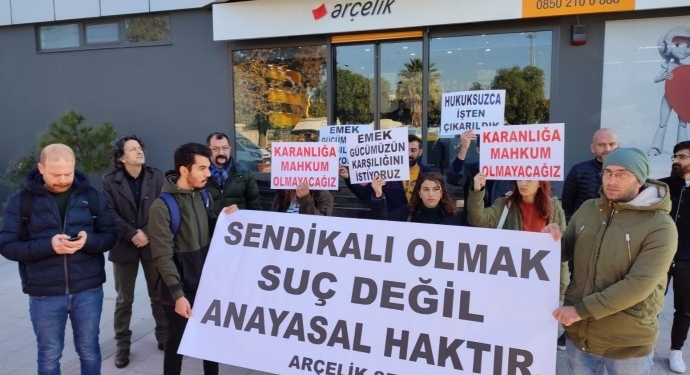 Sendikaya üye olan işçinin işine son verildi