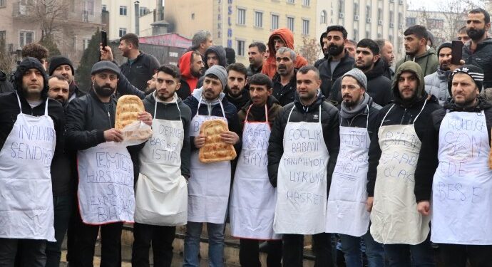 Diyarbakır’da fırın işçileri iş bıraktı