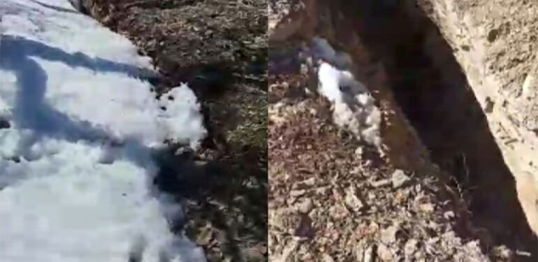 Diyarbakır’da  metrelerce fay kırığı var