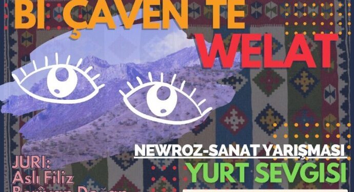 Avrupa’da ‘Bi Çavên Te Welat’ adlı resim yarışması