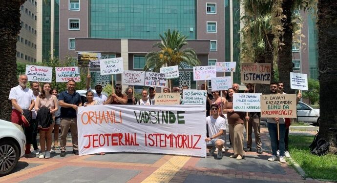 Orhanlı köylülerinden JES isyanı