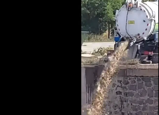 Kars Çayı’na vidanjör boşaltıldı
