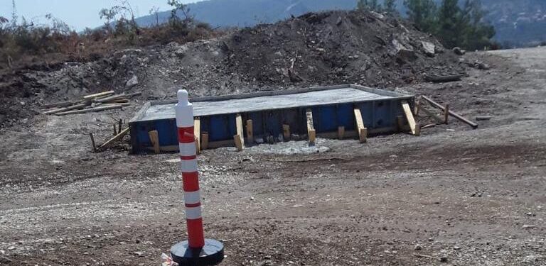 Şirketler için ağaçların kesildiği Akbelen’e beton döküldü