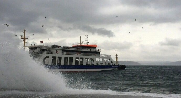 İstanbul’da vapur seferleri iptal edildi