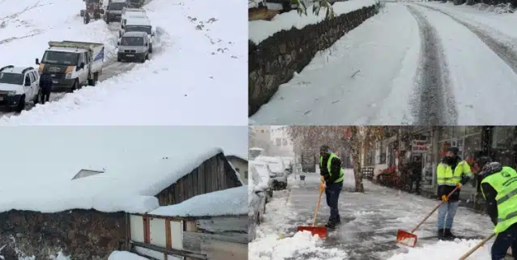 Doğu Anadolu kentlerinde yağış: Çok sayıda köy ve mezra yolu kapandı