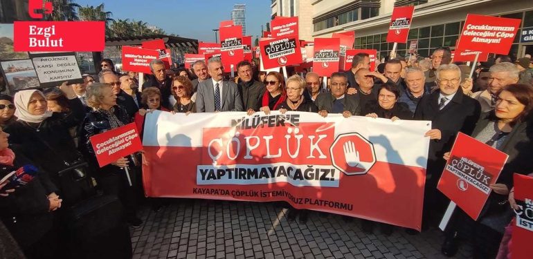 Bursa’da çöp eylemi: Kayapa Göleti zehirlenebilir