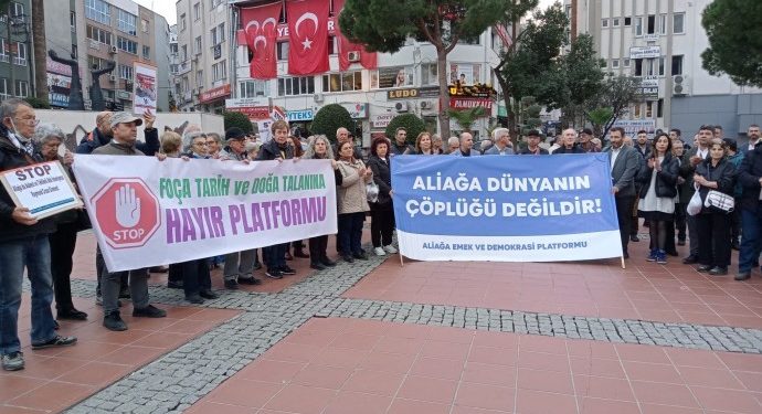 Aliağa’da asbestli gemi tepkisi