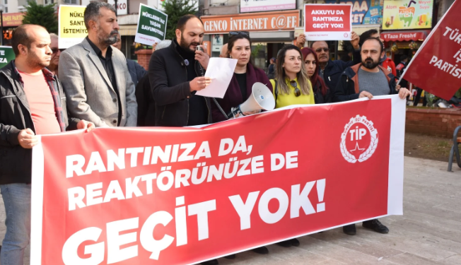 Mersin’de nükleer santral protestosu