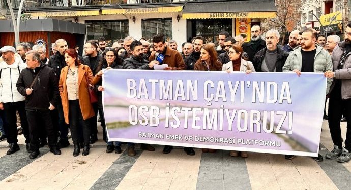 Batman  Çayı’nda OSB tehlikesi