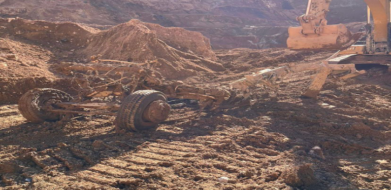 Aramaların tekrar başladığı İliç Maden sahasında araç lastiklerine ulaşıldı