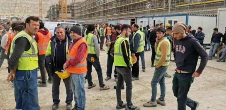 Akkuyu Nükleer Santrali’nde çalışan işçiler bir kez daha iş bıraktı