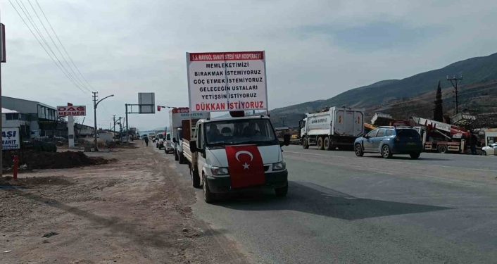 Adıyaman’da esnaf işyeri istiyor!