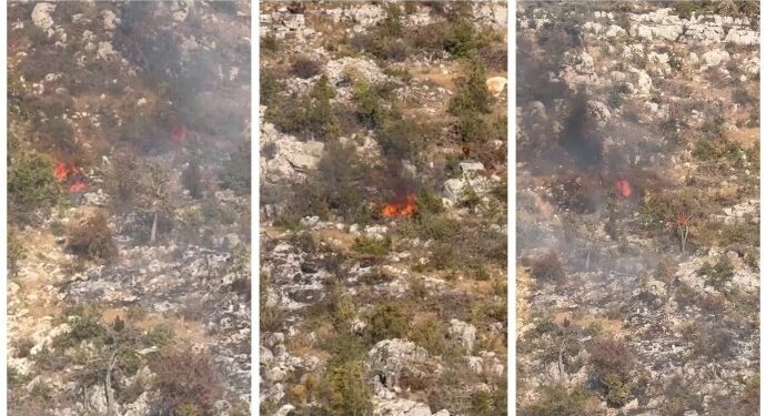Şırnak’ın Gabar Dağı’nda yangın