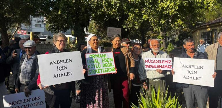 Akbelen’de nöbet tutanlara ilginç dava